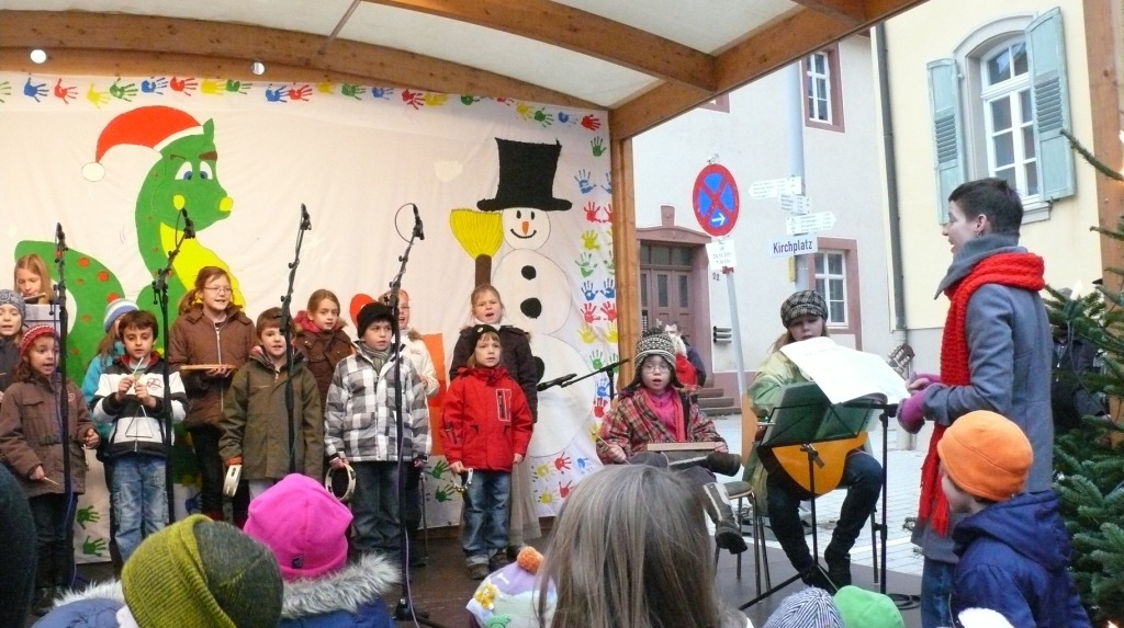 Kinderchor Weihnachtsmarkt 2011